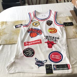 supreme nba jersey white